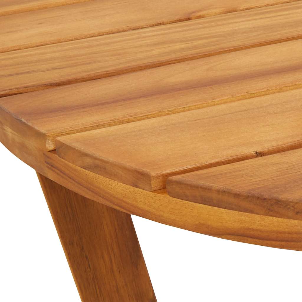 5-teiliges Garten-Ess-Set aus Massivholz Akazie