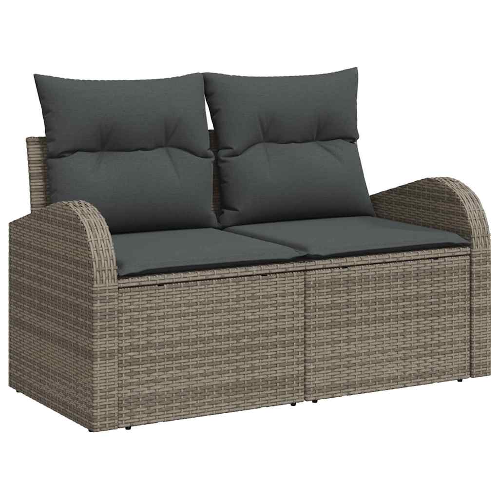 Garten-Sofa-Set 5 pcs Grau