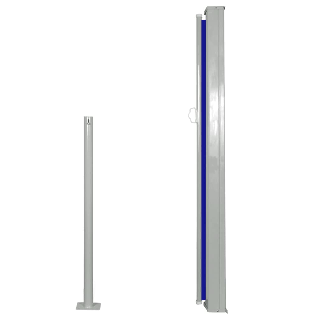Ausziehbare Seitenmarkise 120x300 cm Blau