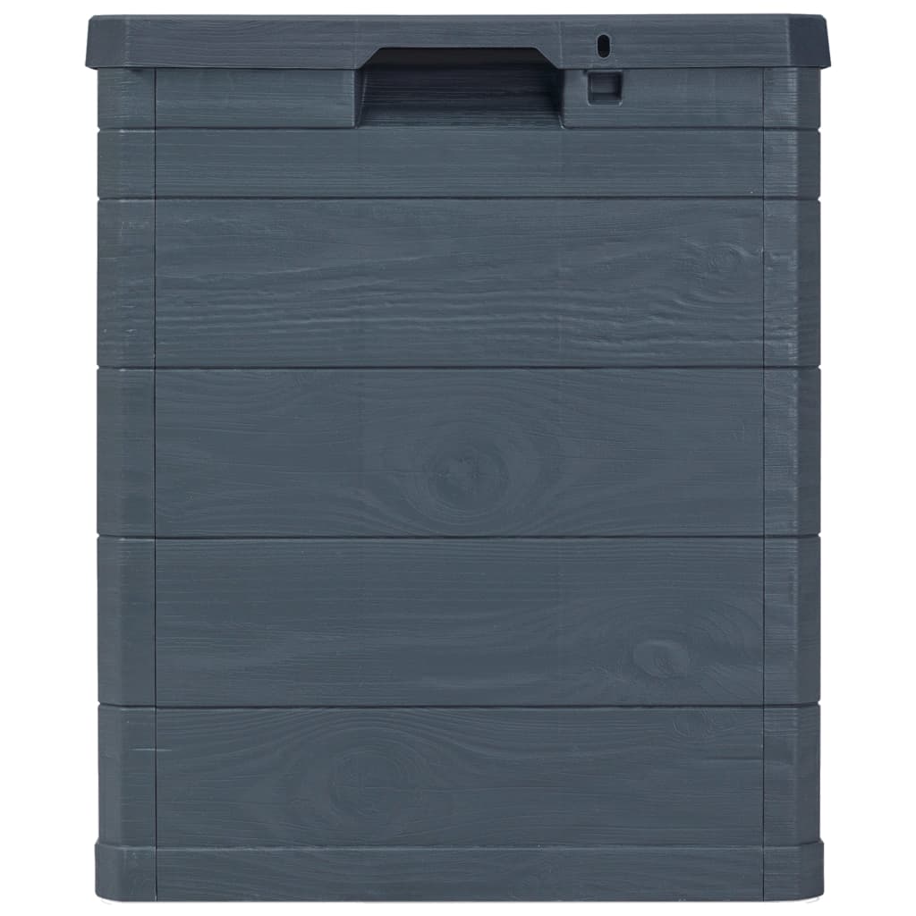 Garten-Aufbewahrungsbox 90 L Anthrazit