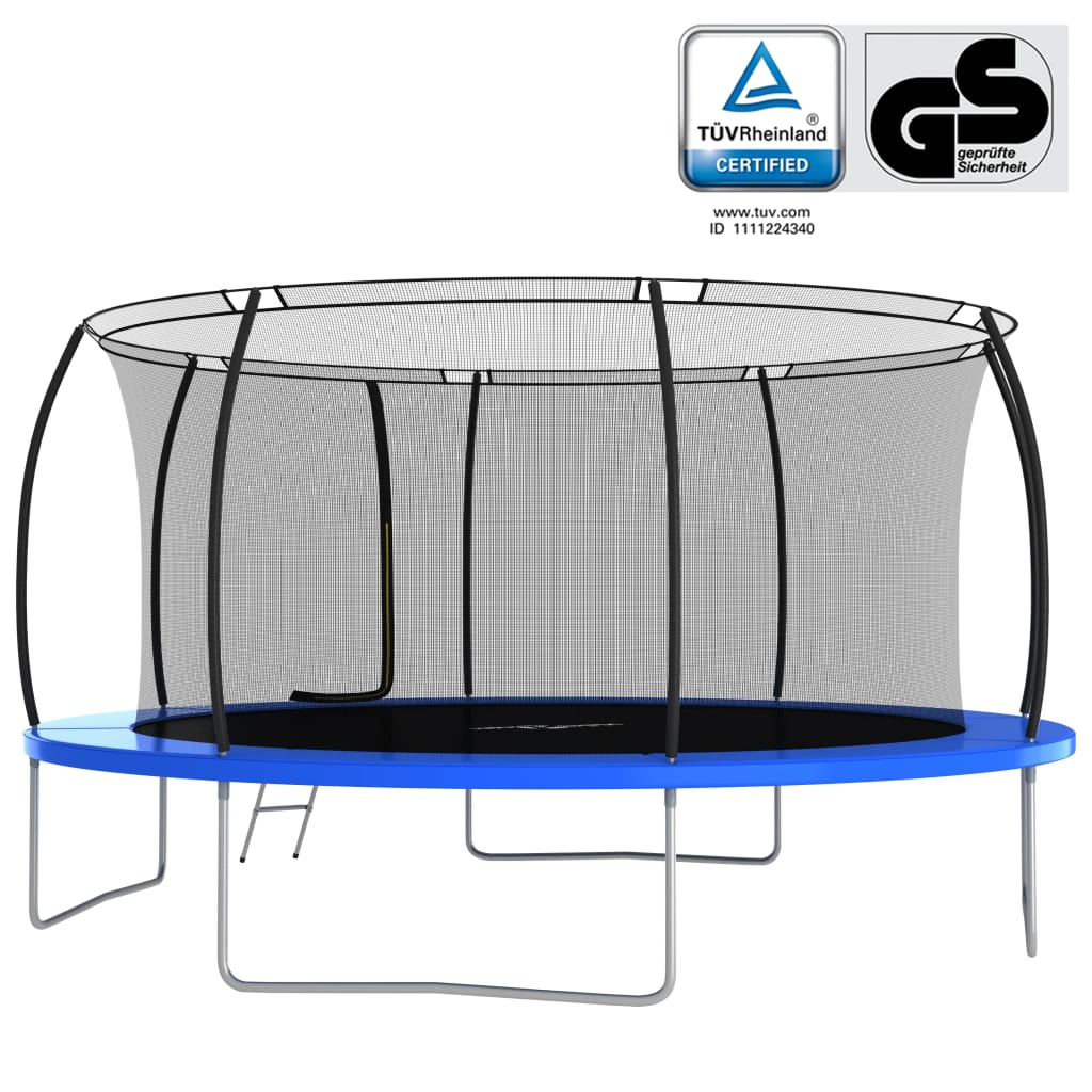 Trampolin-Set Rund 460×80 cm 150 kg