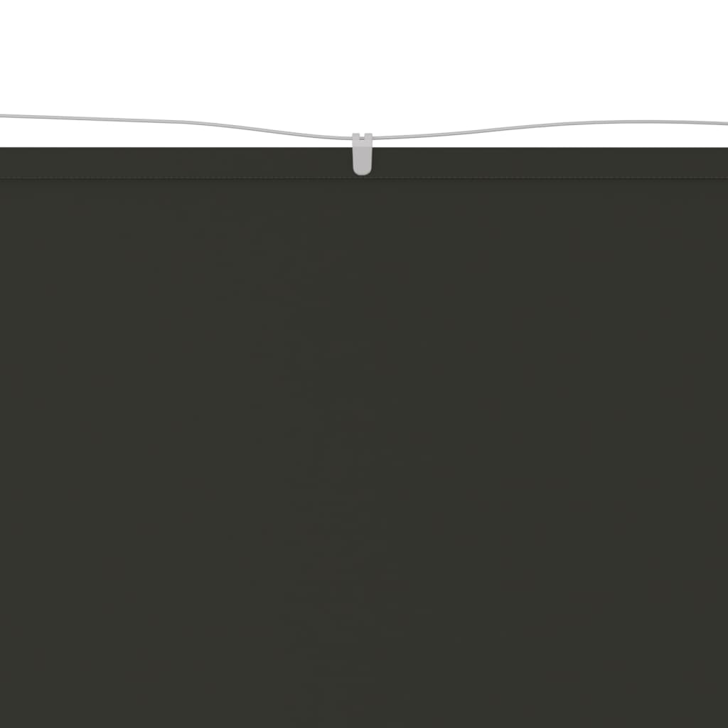Senkrechtmarkise Anthrazit 100x1200 cm Oxford-Gewebe