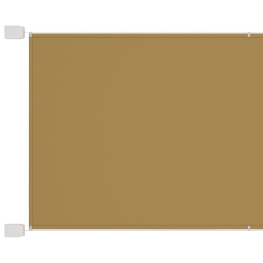 Senkrechtmarkise Beige 60x1000 cm Oxford-Gewebe