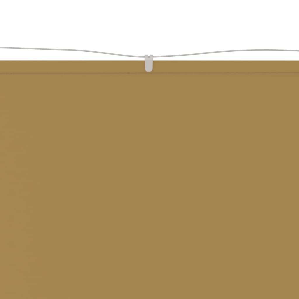 Senkrechtmarkise Beige 60x1000 cm Oxford-Gewebe