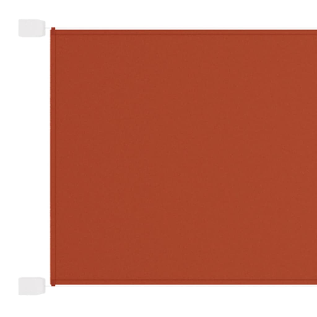 Senkrechtmarkise Terrakotta 140x360 cm Oxford-Gewebe