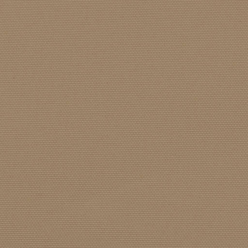 Seitenmarkise Ausziehbar Taupe 140x600 cm