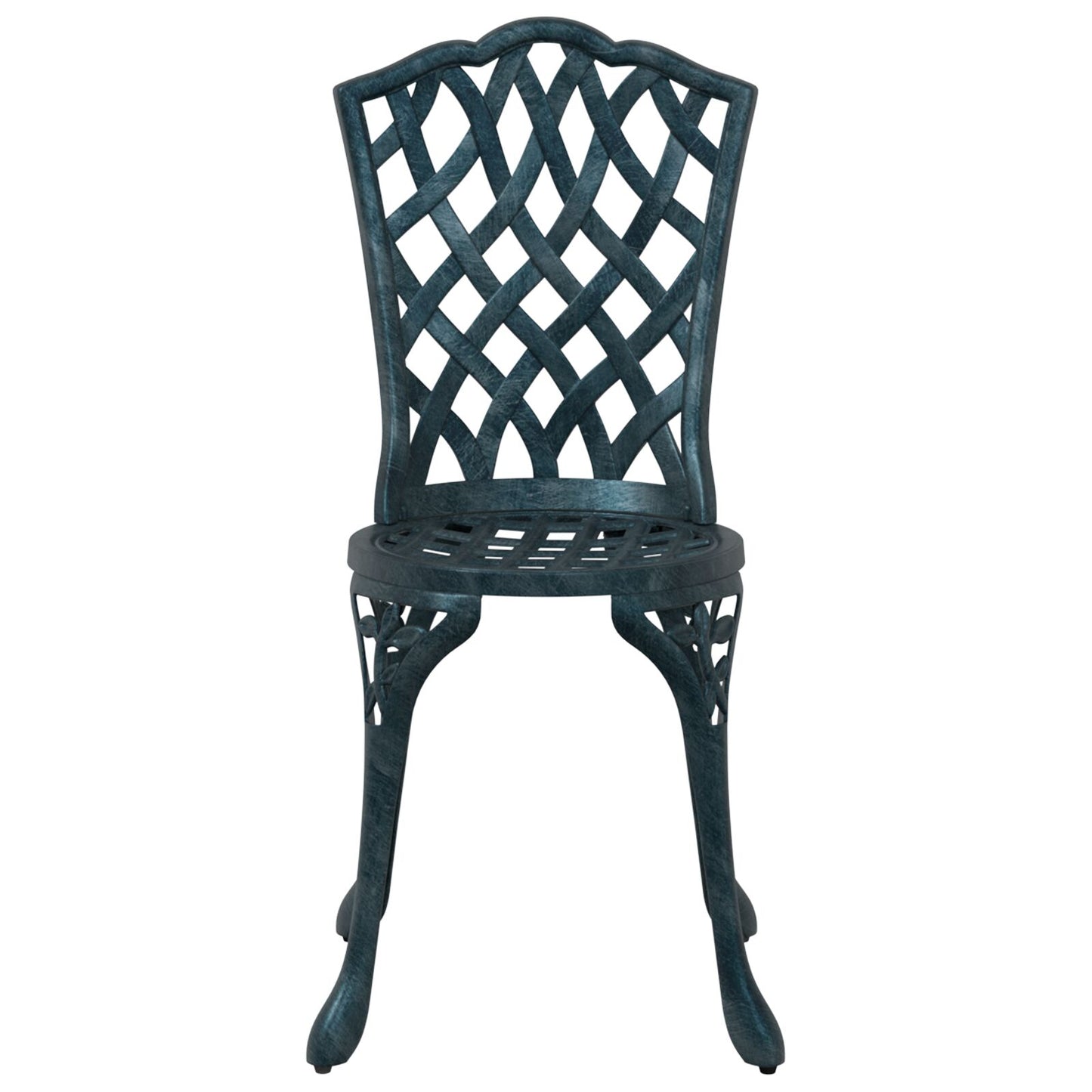 3-teiliges Garten Bistro Set Grün Gusseisen