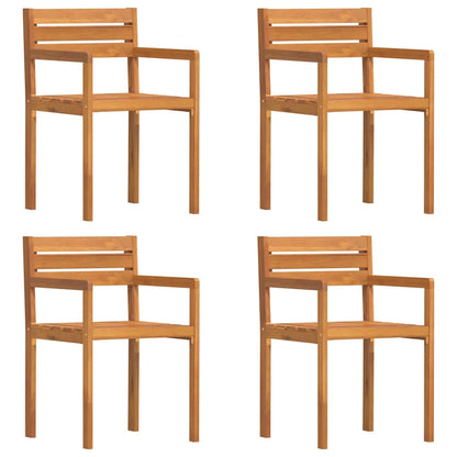 5-teiliges Garten-Ess-Set aus Massivholz Akazie