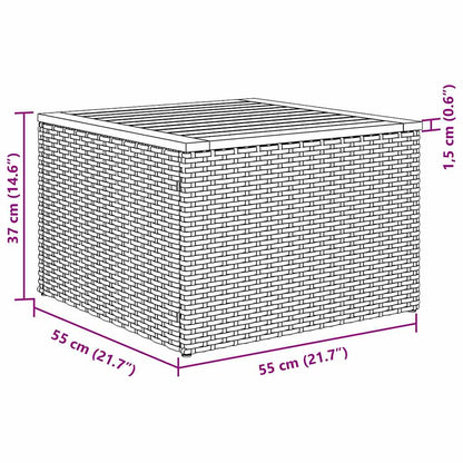 Garten-Sofa-Set 5 pcs Grau