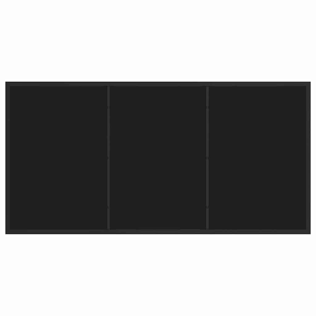 verstellbare Gartenstühle 5 pcs Schwarz 140 x 70 x 73 cm