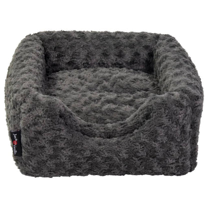 Jack and Vanilla Kuschelhöhle Softy S 40x40x39 cm Rosette Grau