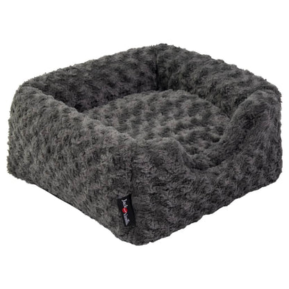 Jack and Vanilla Kuschelhöhle Softy S 40x40x39 cm Rosette Grau