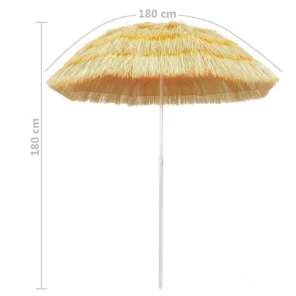 Strandschirm Natur 180 cm Hawaii-Stil