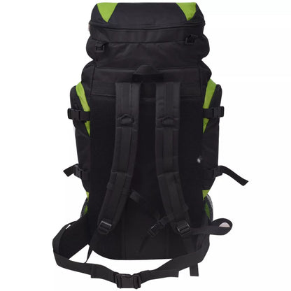 Wanderrucksack XXL 75 L schwarz und grün