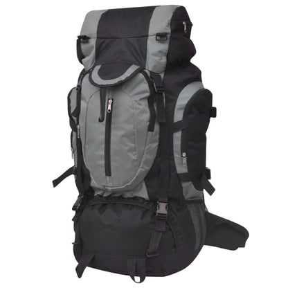 Wanderrucksack XXL 75 L Schwarz und Grau