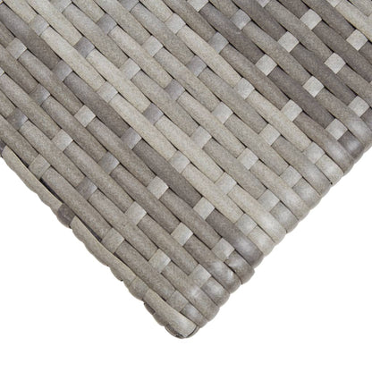 Beistelltisch Grau 50x50x47 cm Poly Rattan