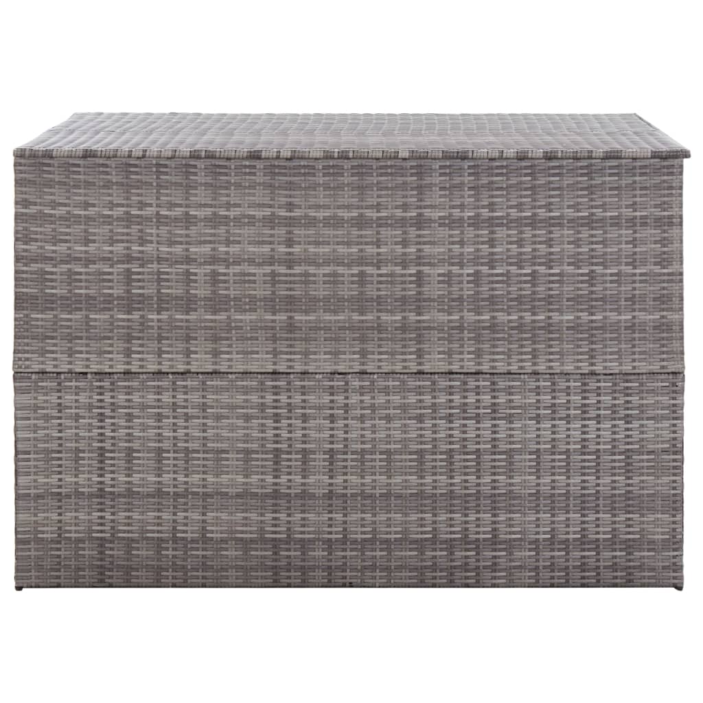 Garden-Auflagenbox Grau 150x100x100 cm Poly Rattan