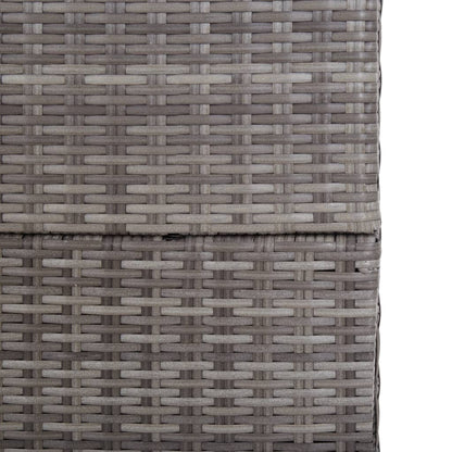 Garden-Auflagenbox Grau 150x100x100 cm Poly Rattan