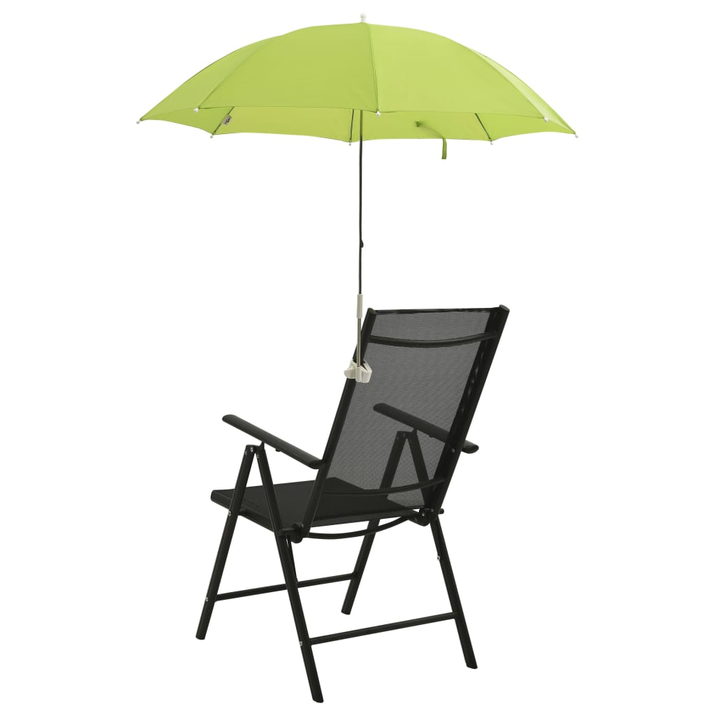 Sonnenschirme für Campingstühle 2 Stk. Grün 105 cm