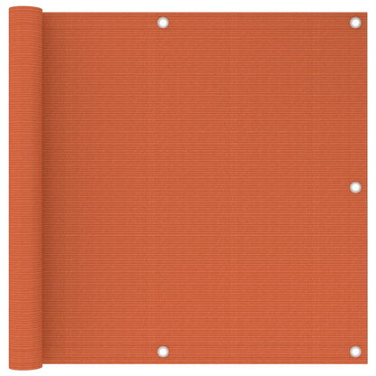 Balkon-Sichtschutz Orange 90x500 cm HDPE