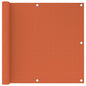 Balkon-Sichtschutz Orange 90x500 cm HDPE