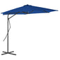 Sonnenschirm mit Stahl-Mast 300x230 cm Blau