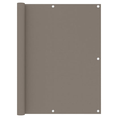 Balkon-Sichtschutz Taupe 120x300 cm Oxford-Gewebe