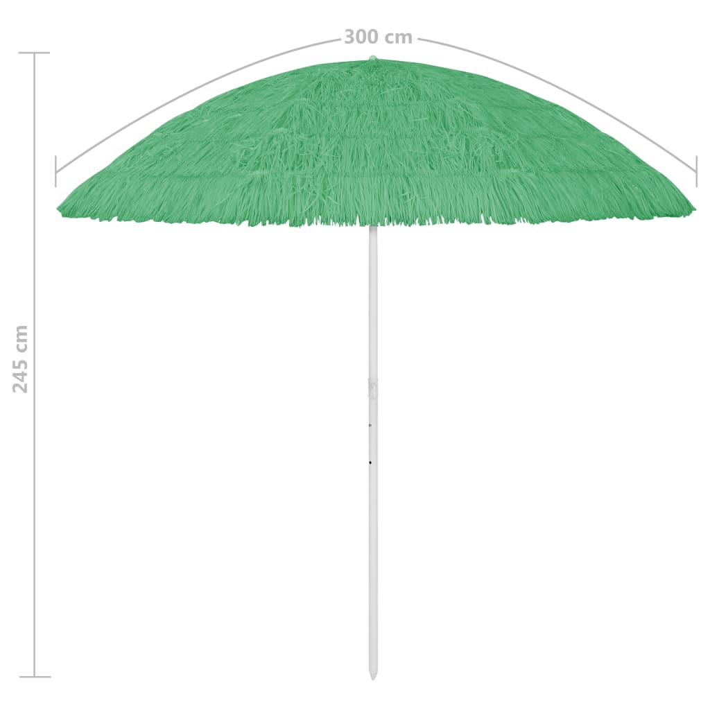 Sonnenschirm Hawaii Grün 300 cm