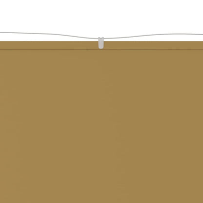 Senkrechtmarkise Beige 100x800 cm Oxford-Gewebe