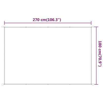 Senkrechtmarkise Hellgrün 180x270 cm Oxford-Gewebe