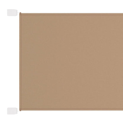 Senkrechtmarkise Taupe 60x270 cm Oxford-Gewebe