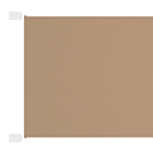 Senkrechtmarkise Taupe 60x420 cm Oxford-Gewebe