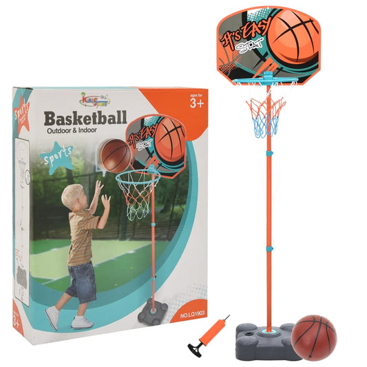 Tragbares Basketball Spiel-Set Verstellbar 109-141 cm