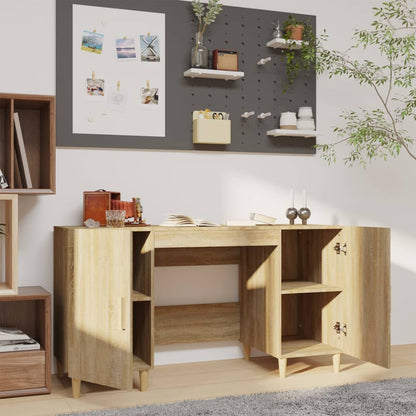 Schreibtisch Sonoma-Eiche 140x50x75 cm Holzwerkstoff