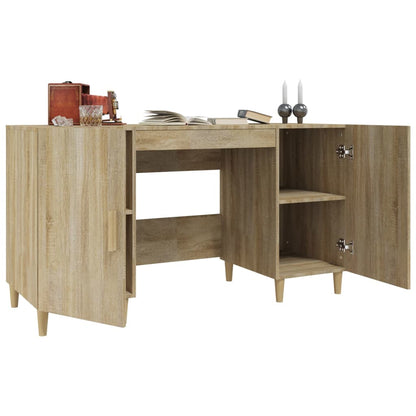 Schreibtisch Sonoma-Eiche 140x50x75 cm Holzwerkstoff