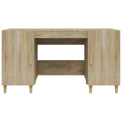 Schreibtisch Sonoma-Eiche 140x50x75 cm Holzwerkstoff