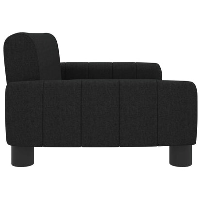 Hundebett Schwarz 70x45x30 cm Stoff