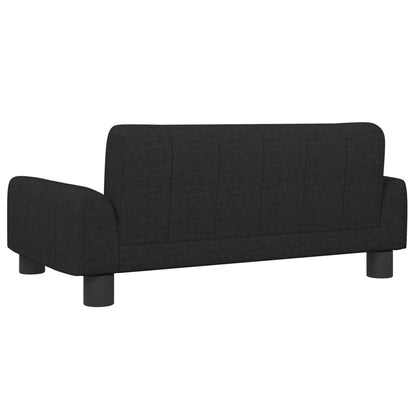 Hundebett Schwarz 70x45x30 cm Stoff