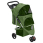 Hundewagen Faltbar Grün 80x46x98 cm Oxford-Gewebe