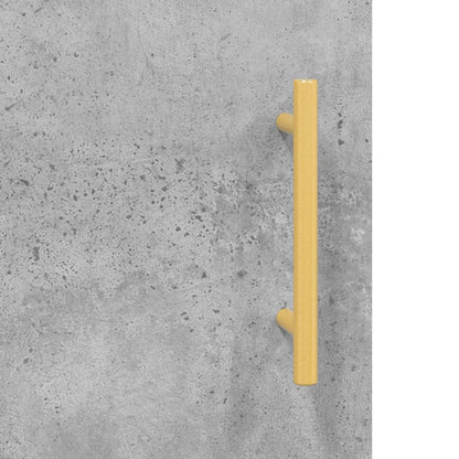 Schreibtisch Betongrau 140x50x75 cm Holzwerkstoff