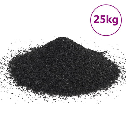 Aquariensand 25 kg Schwarz 0,2-2 mm