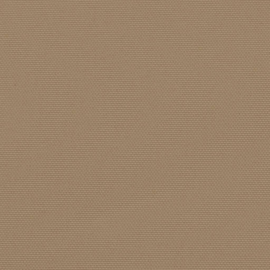 Seitenmarkise Ausziehbar Taupe 200x1200 cm