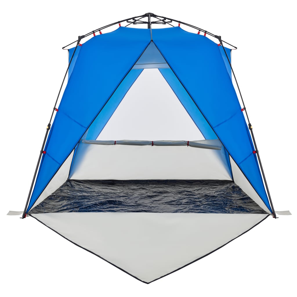 Strandzelt 4 Personen Azurblau Quick Release Wasserdicht