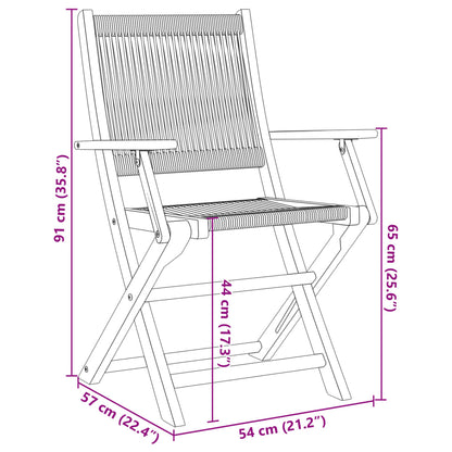 3-tlg. Bistro-Set Schwarz Polypropylen und Massivholz