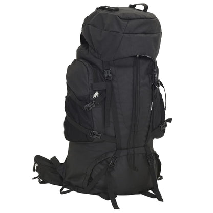 Wanderrucksack Schwarz 60 L Oxford-Gewebe