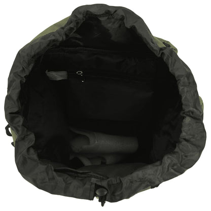 Wanderrucksack Armeegrün 60 L Oxford-Gewebe