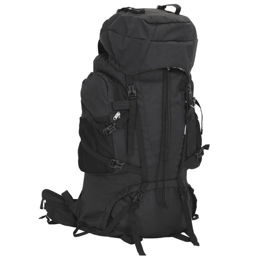 Wanderrucksack Schwarz 100 L Oxford-Gewebe