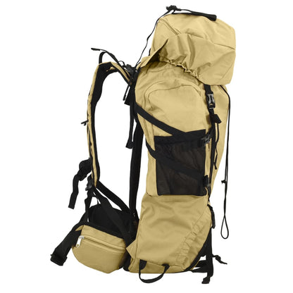 Wanderrucksack Khaki 100 L Oxford-Gewebe