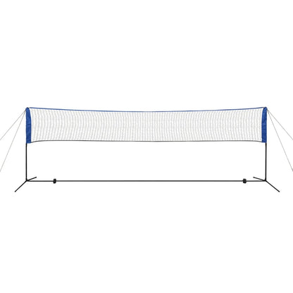 Badmintonnetz-Set mit Federbällen 500 x 155 cm