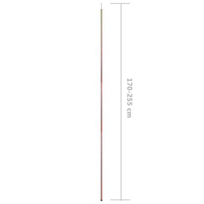 Teleskop-Zeltstange mit 170-255 cm Länge Verzinkter Stahl